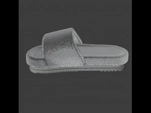 Wool slide sandal 3D Model