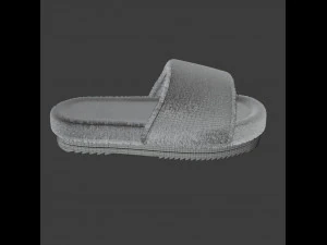 Wool slide sandal 3D Model
