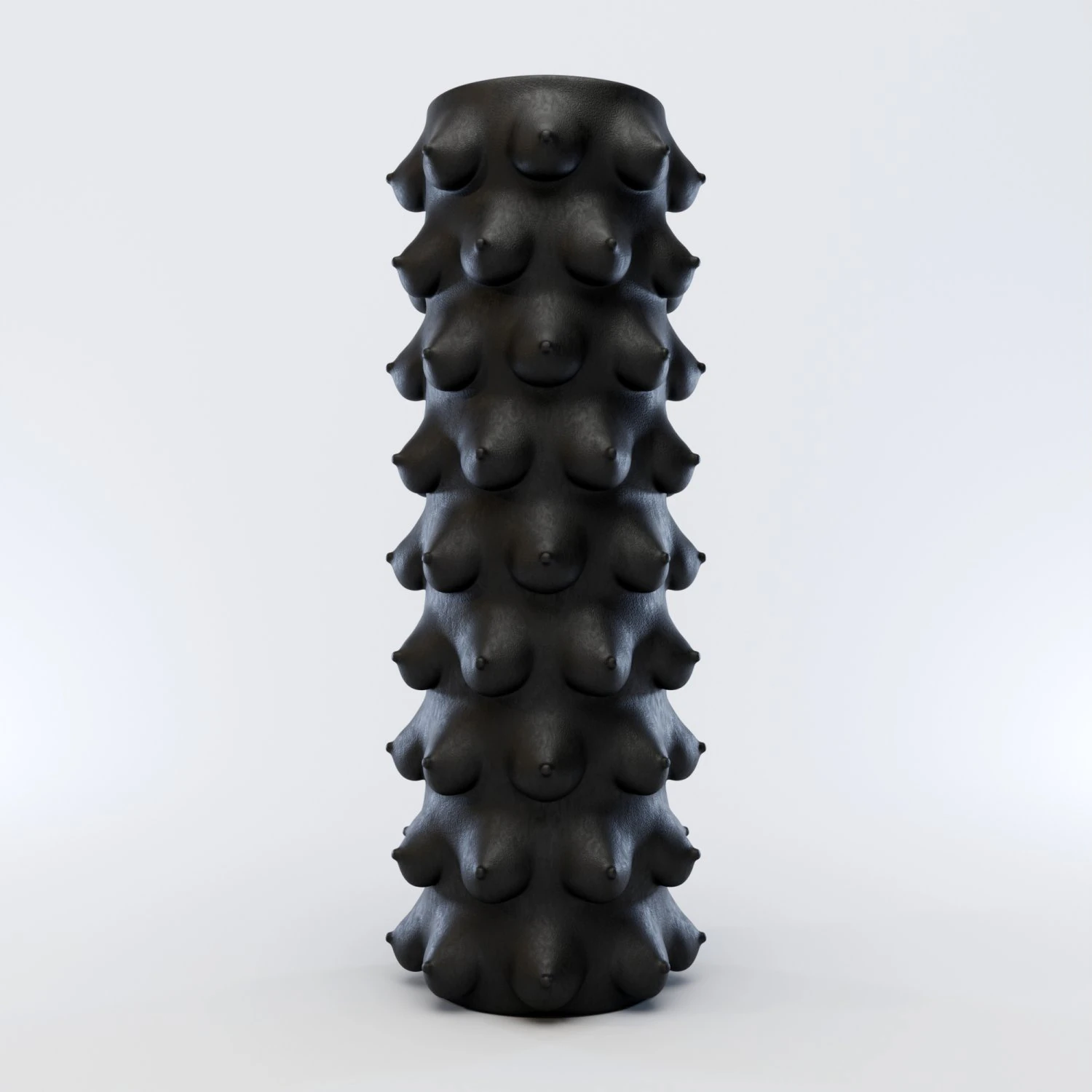 stacked boobs vase 3D Model .c4d .max .obj .3ds .fbx .stl .blend 