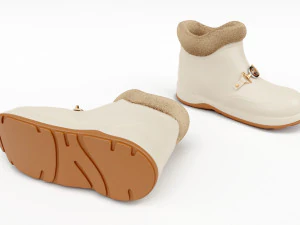 ankle boot with gg horsebit 3D Model