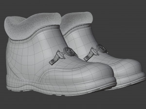 ankle boot with gg horsebit 3D-Modell