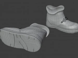 ankle boot with gg horsebit 3D Model