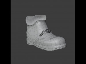 ankle boot with gg horsebit 3D-Modell