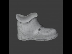 ankle boot with gg horsebit 3D-Modell