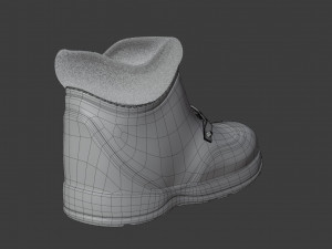 ankle boot with gg horsebit 3D-Modell