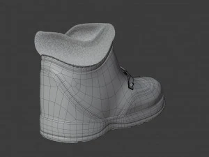 ankle boot with gg horsebit 3D Model