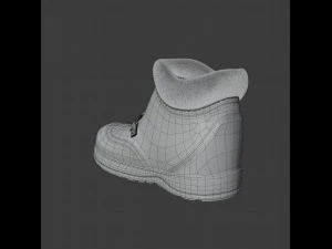 ankle boot with gg horsebit 3D Model