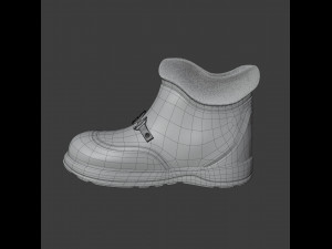 ankle boot with gg horsebit 3D-Modell