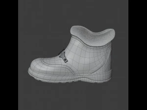 ankle boot with gg horsebit 3D Model