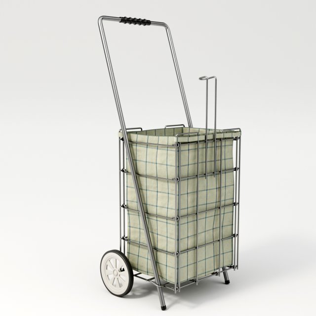 tote cart 3D 모델 .c4d .max .obj .3ds .fbx .stl .blend 