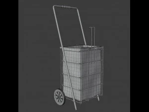 w&oacute;zek Model 3D