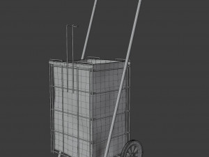 tote cart 3D 모델