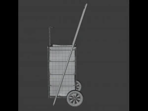 w&oacute;zek Model 3D