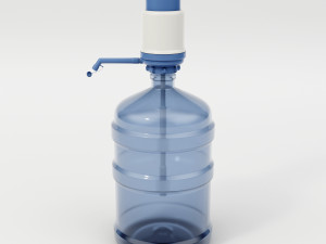 hand press water dispenser 3D मॉडल