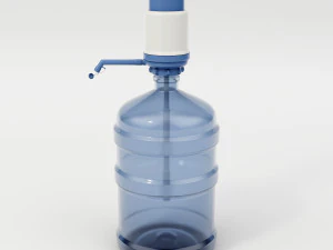 hand press water dispenser 3D Model