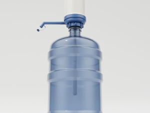 hand press water dispenser 3D मॉडल