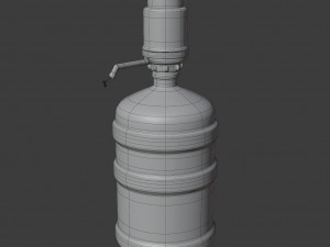 hand press water dispenser 3D मॉडल