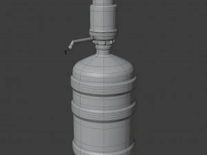 hand press water dispenser 3D Model