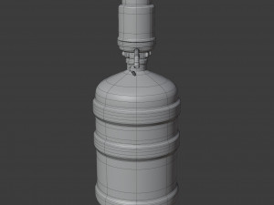 hand press water dispenser 3D मॉडल
