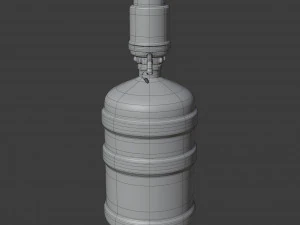 hand press water dispenser 3D Model