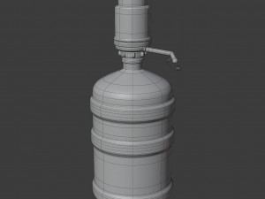 hand press water dispenser 3D मॉडल