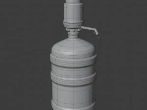 hand press water dispenser 3D Model