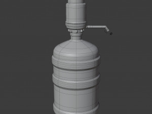 hand press water dispenser 3D मॉडल