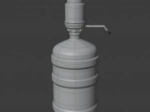 hand press water dispenser 3D Model