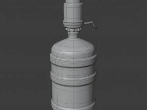 hand press water dispenser 3D Model
