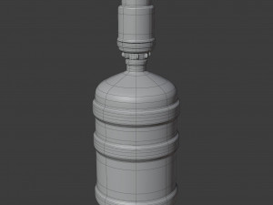 hand press water dispenser 3D मॉडल