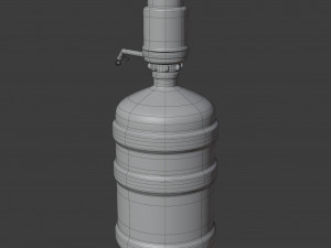 hand press water dispenser 3D मॉडल
