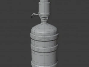 hand press water dispenser 3D Model