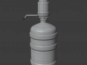 hand press water dispenser 3D Model