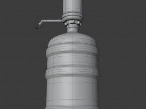 hand press water dispenser 3D मॉडल