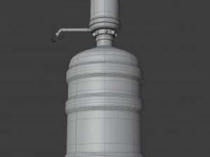 hand press water dispenser 3D Model