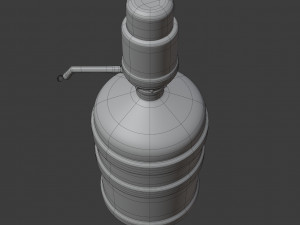 hand press water dispenser 3D मॉडल