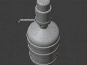 hand press water dispenser 3D Model