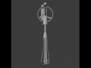 rotary egg beater Model 3D
