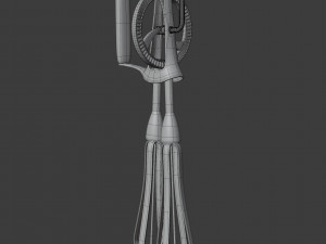 rotary egg beater Model 3D