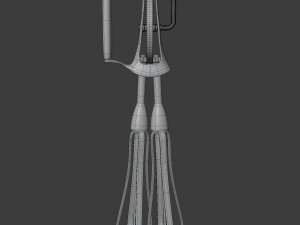 rotary egg beater Model 3D