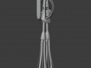 rotary egg beater Model 3D