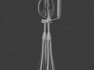 rotary egg beater Model 3D
