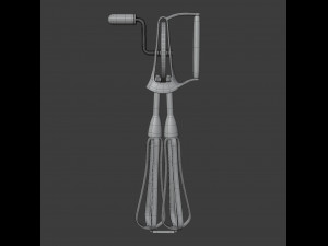 rotary egg beater Model 3D