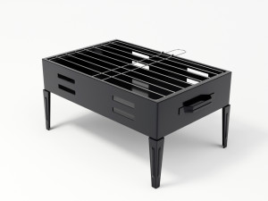 portable barbecue grill 3D Model