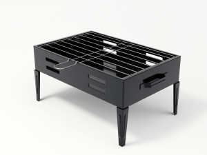 portable barbecue grill 3D Model