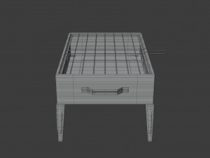 portable barbecue grill 3D Model