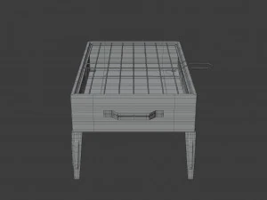 portable barbecue grill 3D Model