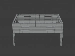 portable barbecue grill 3D Model