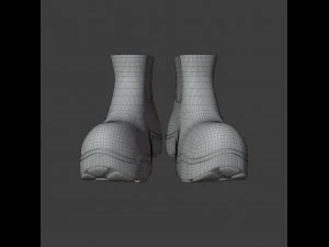 bv puddle boots 3D Model