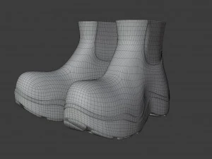 bv puddle boots 3D Model